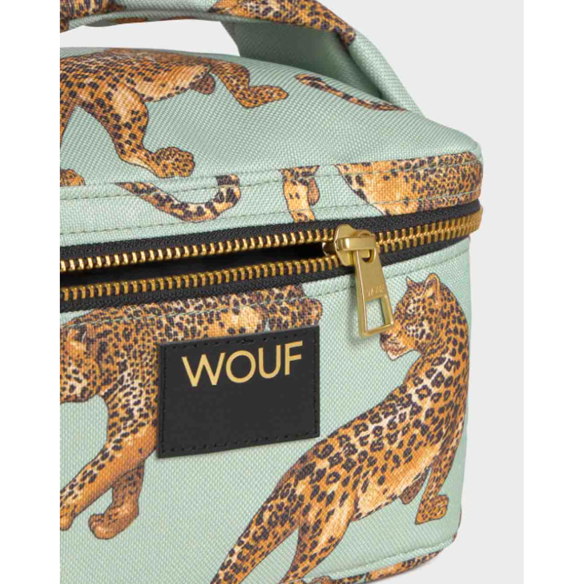 Косметичка Vanity bag daily Emerald leopard