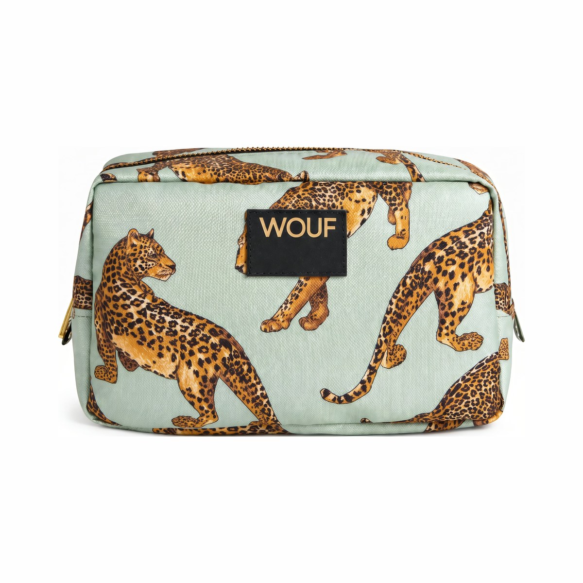 Косметичка Makeup bag daily Emerald leopard