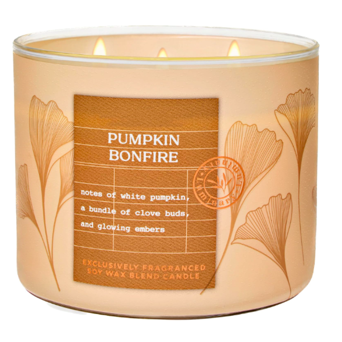 Ароматична свічка на 3 гноти 3-Wick candle Pumpkin donat shop