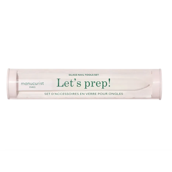 Набір аксесуарів для нігтів Trio glass naip preparation