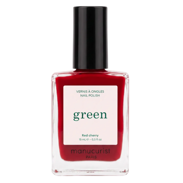 Лак для нігтів з вишнево-червоним відтінком Green Red cherry