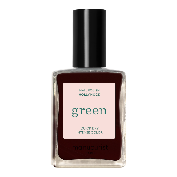 Лак для нігтів з червоно-чорним відтінком Green Hollyhock