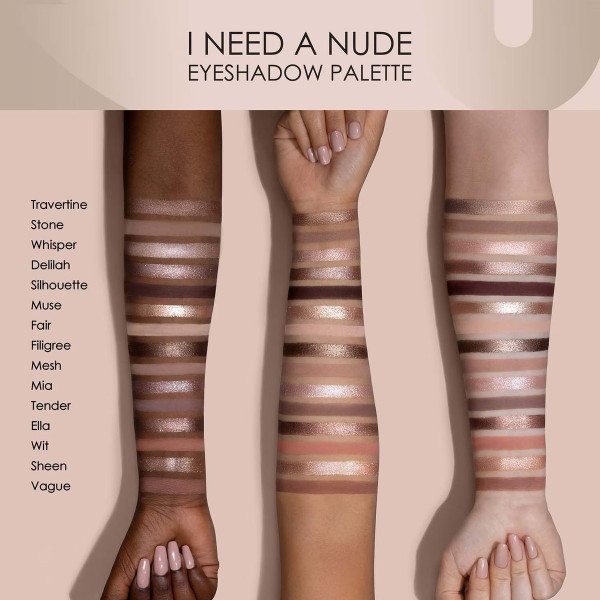 УЦІНКА Палітра тіней Eyeshadow palette I need a nude