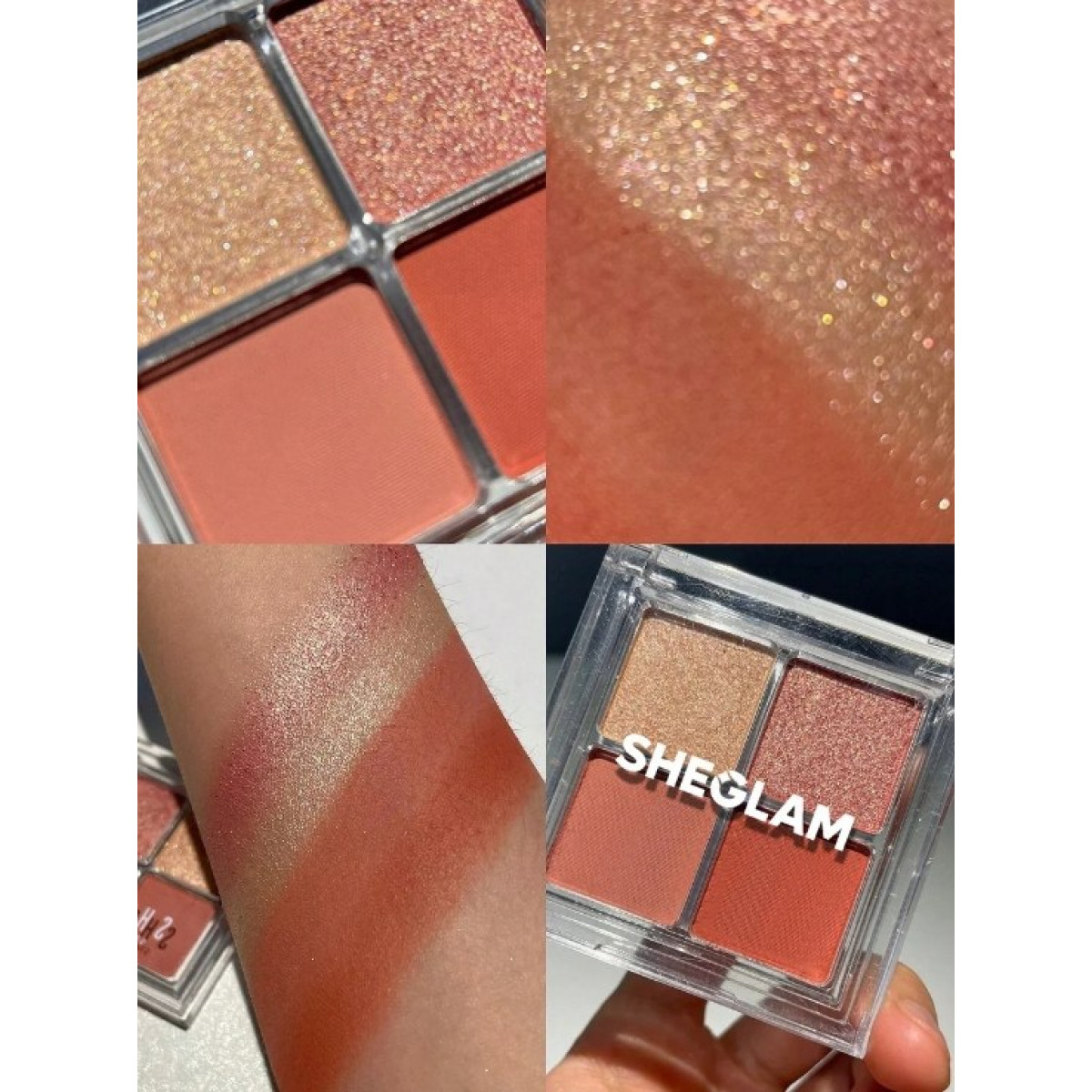 УЦІНКА Палетка тіней Cosmic crystal eyeshadow quad Charm school