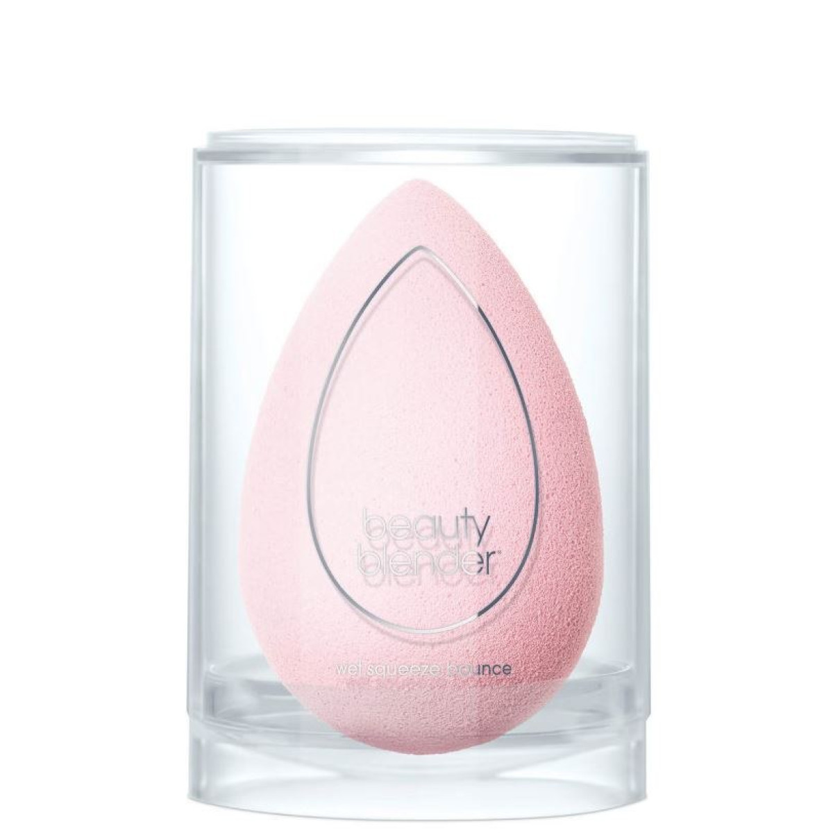 Спонж для макіяжу блідо-рожевий Makeup sponge Bubble