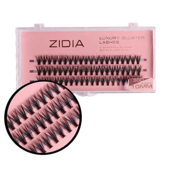 Вії пучкові (3 стрічки, розмір 10 мм) Cluster lashes 30d c 0,10 (10mm)
