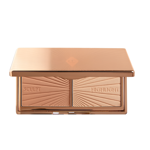 Палeтка для контурингу обличчя у міні форматі Filmstar bronze & glow travel size Light to medium