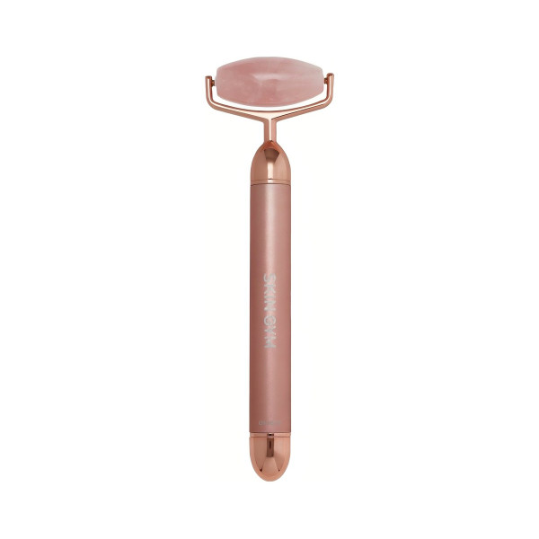 Масажний вібро-ролер для обличчя Rose quartz vibrating lift & contour beauty rollerroller